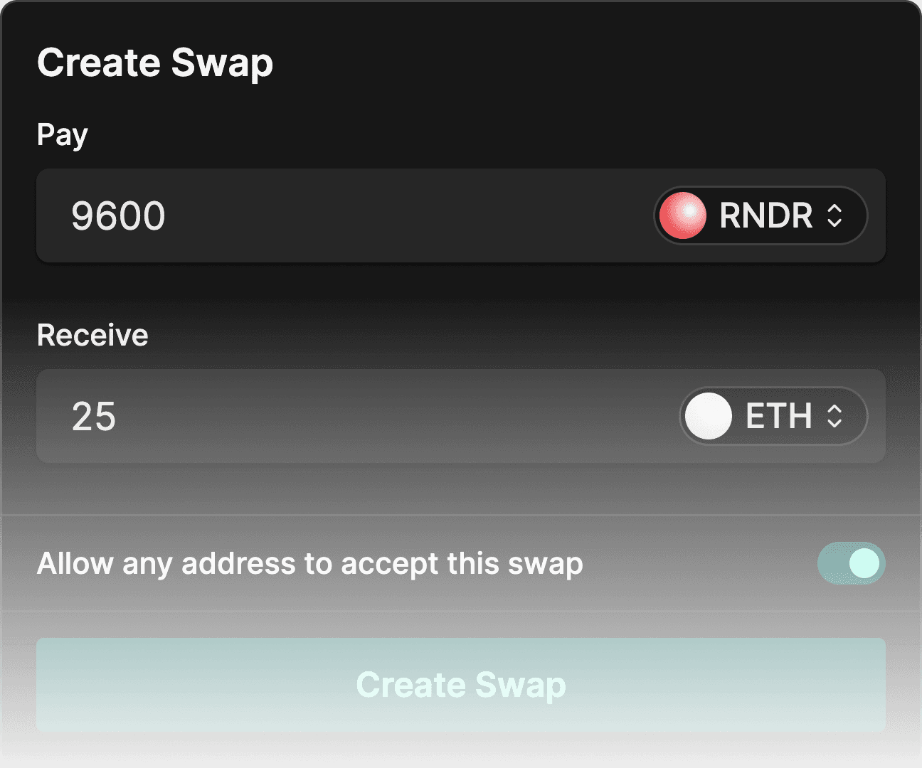 Swap modal illustration